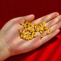 Gold ingot Au999 pure gold for manza small ornaments collection investment gold for Buddha decoration to hide sun and moon gold ingot