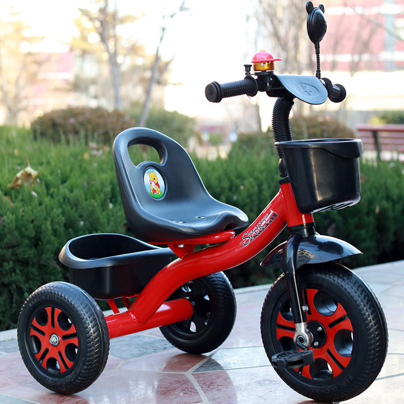 Children's tricycle bicycle 1-3-2-6-year-old large children's car Baby infant 3-wheeled trolley bicycle