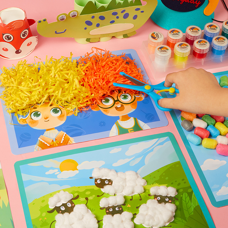 Handmade DIY Children's Creative Art Material Kit for Kindergarten Small Class Girls' Painting and Art Toys