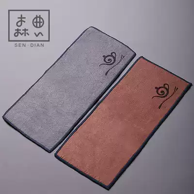 Sendian tea towel Zen tea towel cloth absorbent tea cloth raising pot towel thick tea tablecloth tea accessories tea table cloth tea accessories tea table cloth