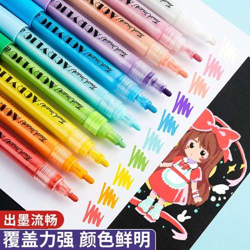 Акрил, водонепроницаемый детский оригинальный маркер для школьников, не выцветает, «сделай сам», граффити