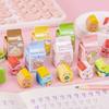 Cartoon Eraser Milk Blind Box Kindergarten Prizes Student Cute Prizes Student Stationery Supplies Children's Gifts