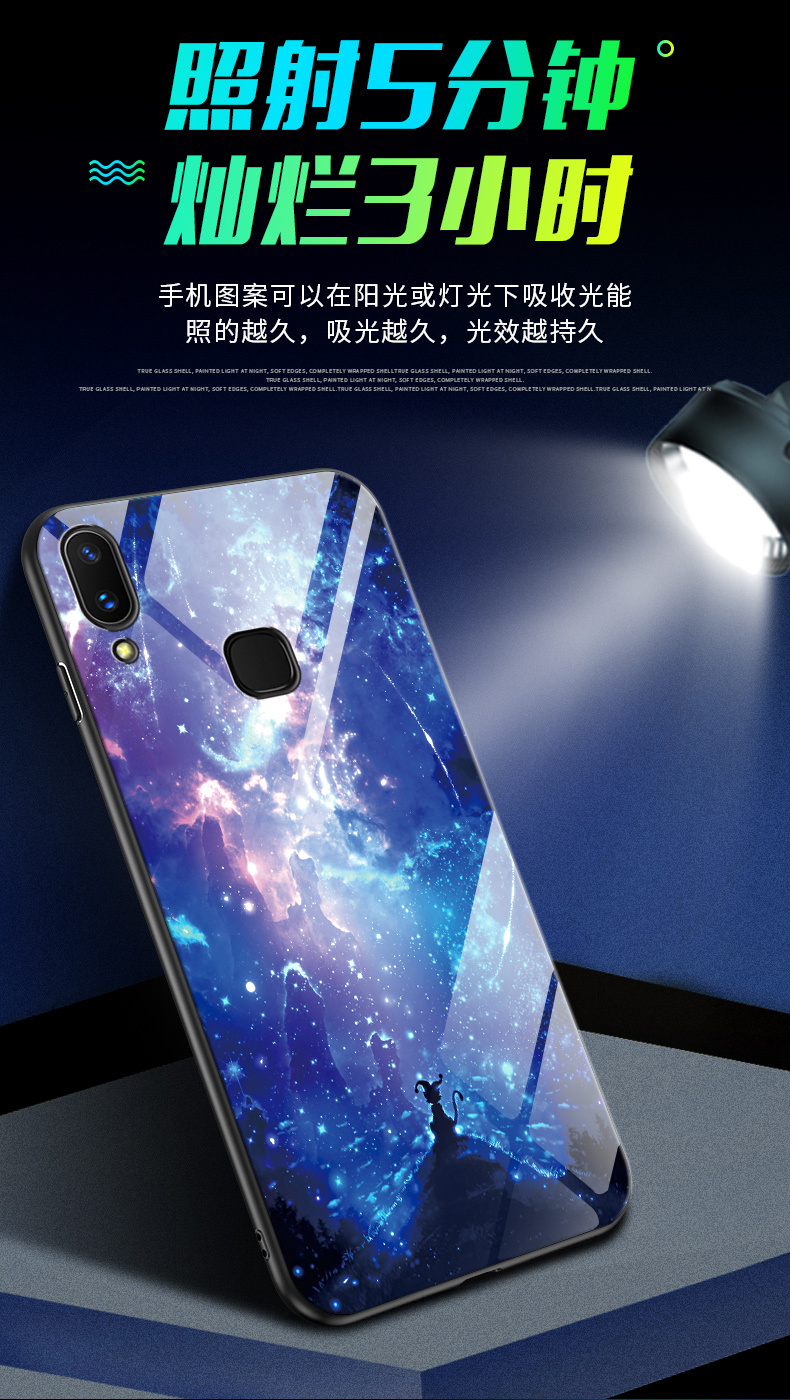 Vivo X21 phía sau vân tay điện thoại di động bao gồm tất cả mềm silicone chống rơi gương bảo vệ vỏ kính sáng - Phụ kiện điện thoại di động bao da điện thoại samsung