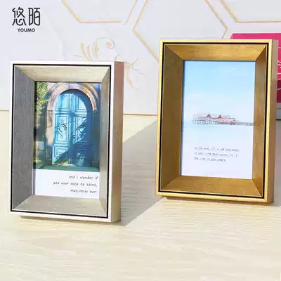 Simple European small photo frame set ins Wind 6 78 10 seven eight inch A4 hanging wall creative frame photo frame photo frame customization