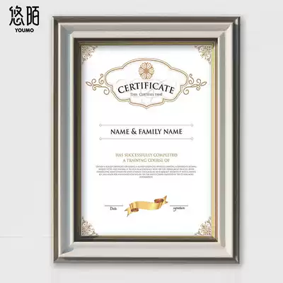 Award frame company Awards honor certificate frame A4 patent photo frame set-up business a3 hanging wall fashion creative frame