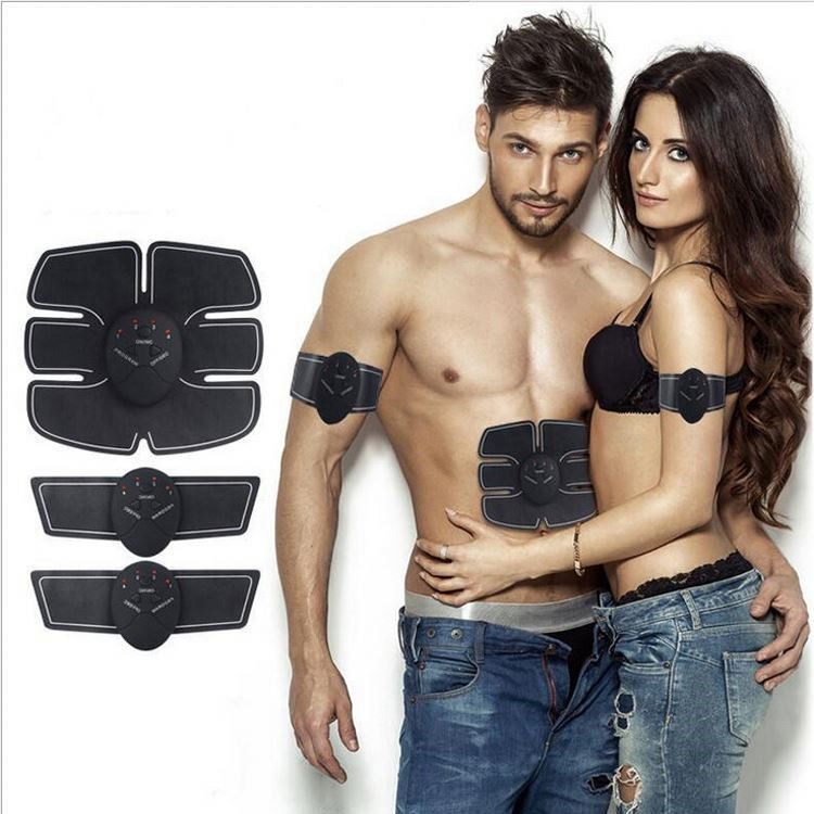 Foreign trade explosion smart abdominal fitness device abdominal muscle paste abdominal fitness instrument six-in-one family with muscle instrument lazy abdominal paste