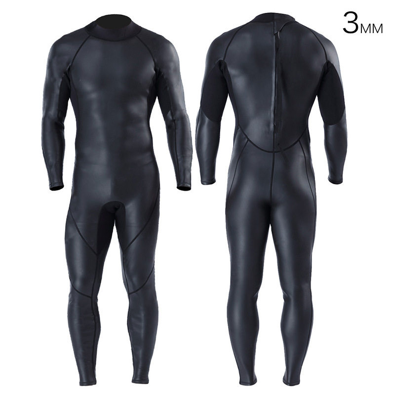 3MM diving suit men's light leather diving suit triathlon CR rubber cold-proof warm diving suit diving suit