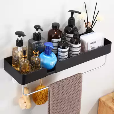 Bathroom rack toilet toilet toilet wash table triangle towel storage rack non-perforated wall-mounted dressing room