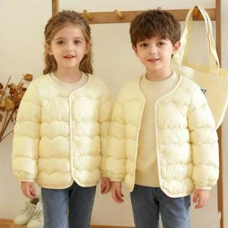 Wooden wooden house children's round neck cotton clothing for boys and girls, casual lightweight, warm and comfortable cotton clothing