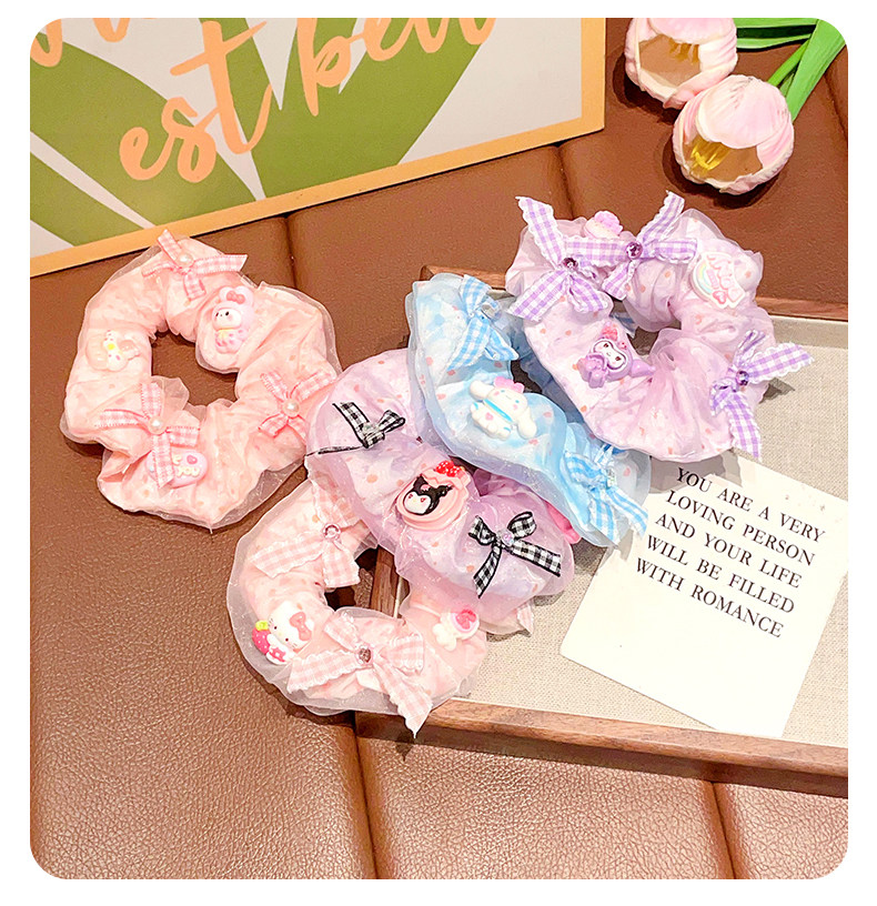 Children's Cartoon Hair Ties 2026 New Style Girls' High Ponytail Hair Bands Little Girls' Non-Damaging Hair Elastics Hair Accessories — 9