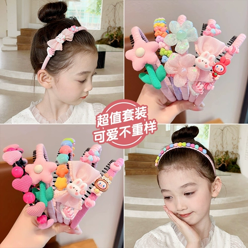 Детский ободок, нескользящие зубчатые шпильки для волос, аксессуар для волос, новая коллекция