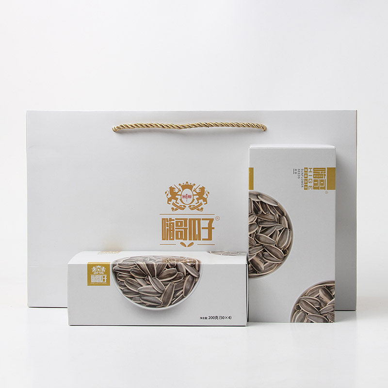 (Hi Gotha seeds original taste black sunflower 200g x 6 boxes) Inner Mongolian selection of large grain sunflower seeds