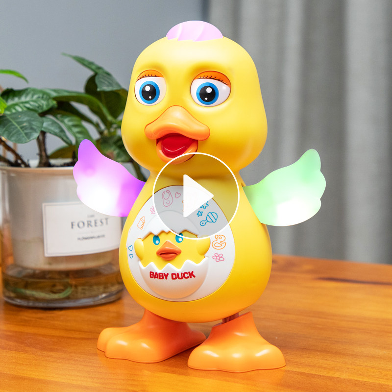 Douyin singing baby electric dancing toy concert moving children's treasure Net red duck 1 a 3 year old duck