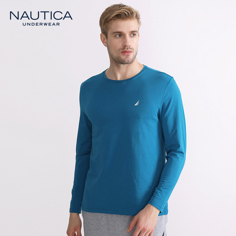Nautica 诺帝卡 2020年秋季新款 男式长袖T恤 聚划算天猫优惠券折后¥89包邮(¥119-30)多色可选