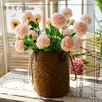 10 Шампанского+морские двойные тканые цветочные корзины