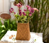 Американская садовая рука -Жертва цветочная корзина Редактирование Редактирование высушенная цветочная вставка корзина творческая настольная стойка для хранения цветочный горшок