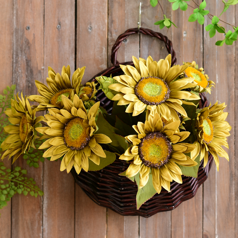 Field Garden Living Room Balcony Wall Decoration Hanging Flower Dining Room Bar Wall Creative Pendant Living Room Wall Hanging Ornament