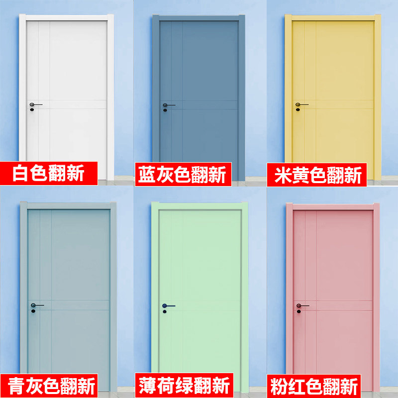 Three clear water wooden door environmental protection paint Wooden paint door color change renovation wooden household self-brush wood paint solid wood paint