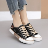 Весенняя универсальная белая обувь, тканевые кроссовки на плоской подошве для отдыха, спортивная обувь, тренд сезона