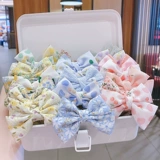 Детская милая заколка для волос с бантиком, челка, аксессуар для волос для принцессы, безвредные шпильки для волос