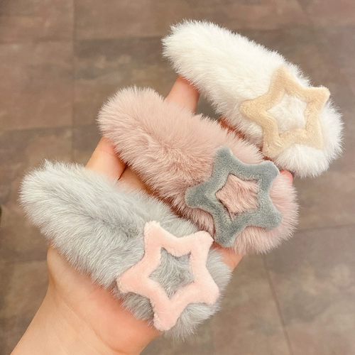 Милая демисезонная детская заколка для волос, в корейском стиле