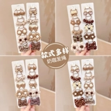 Детская безвредная резинка для волос, аксессуар для волос с бантиком, не повреждает волосы, популярно в интернете