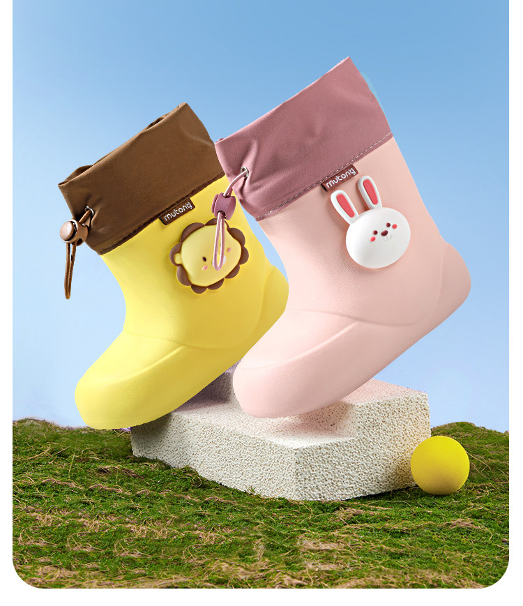  Детский дождевик для мальчиков, детские мультяшные водонепроницаемые ботинки 