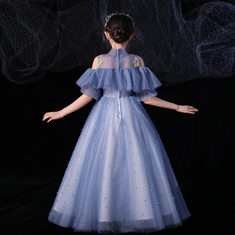 🌟儿童晚礼服女童公主裙蓬蓬纱高端小孩花童婚纱走秀洋气钢琴演出服,让你家宝贝成为全场焦点 -儿童礼服-淘宝好物网