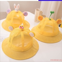 Childrens hats thin summer baby nets childrens sunshade sun sun hats Boys and Girls cute thin