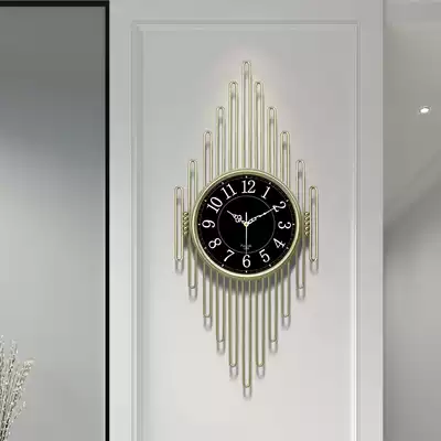 American light luxury wall clock personality creative fashion clock living room art Nordic clock modern simple home wall watch