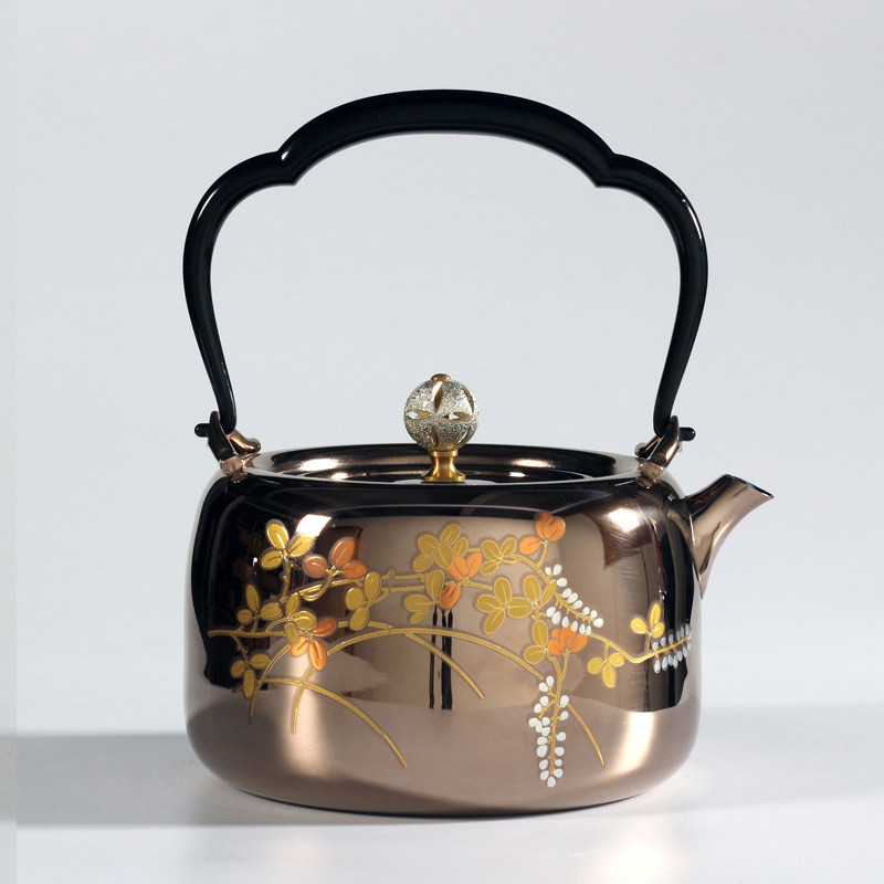 Dragon Yingji Stainless Steel Kettle Electric Potter Feed (Pale Gold and Silver) (Black Land Cloud Song)