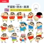 Phim hoạt hình Crayon Shinchan Điện thoại di động Nhãn dán Anime Máy tính ván trượt Nhãn hiệu thủy triều Không thấm nước Không dán keo Nhãn dán - Phụ kiện máy tính xách tay balo đựng máy tính