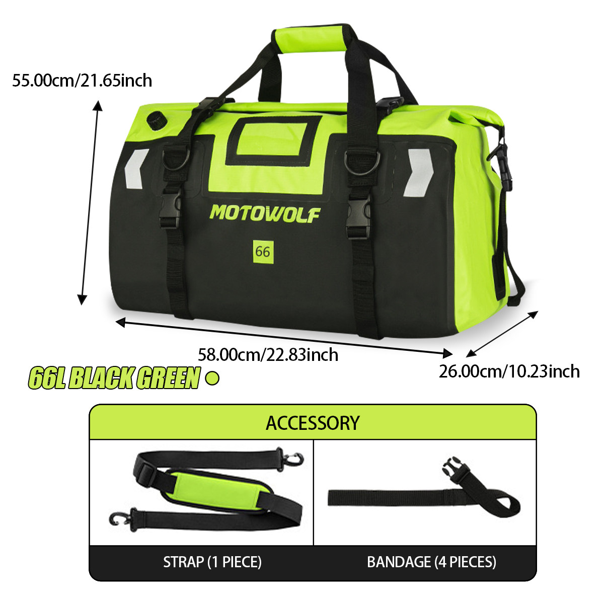 Waterproof Motorcycle Luggage - MotoWolf