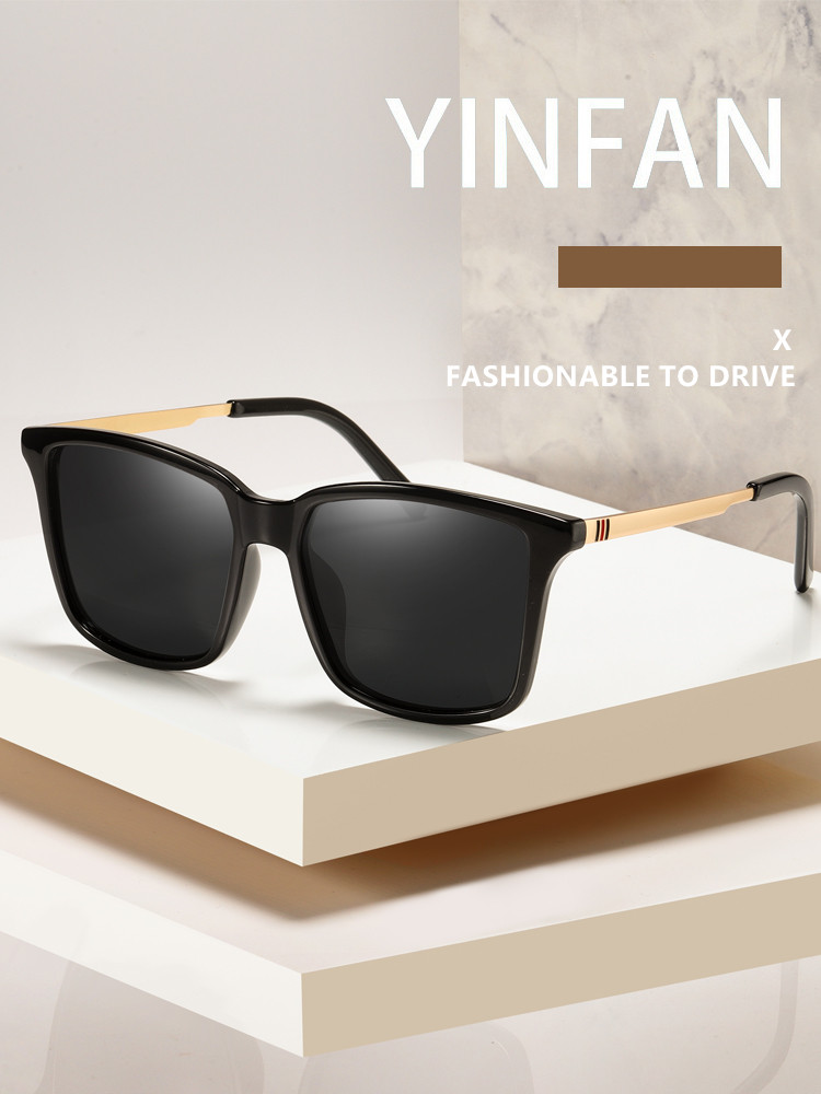 Sunglasses 2019 new fashion men's fashion net red men's personality polarized sunglasses driving special myopia glasses women