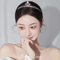 Princess crown headwear girl -year-old adult gift Birthday Crown Gift Bride wedding Wang Crown Hair Stirrup to Write True