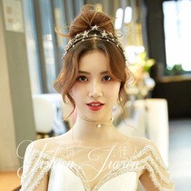 Bride European photo crown headdress fashion rhinestone Photo party birthday Korean star hair accessories sweet hair hoop