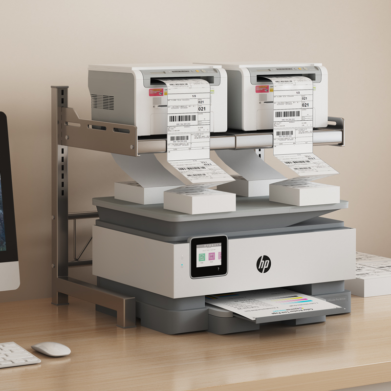 Retractable Express Delivery Receipt Printer Document Holder Office Desktop Folder Fax Machine Storage Rack
