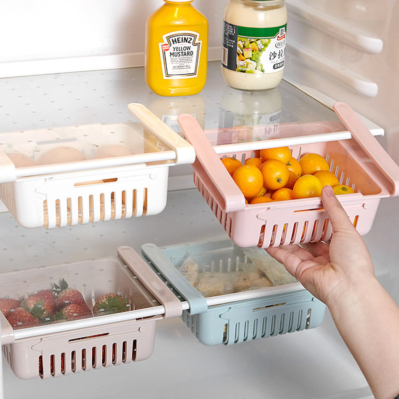Refrigerator separator floor containing layer shelf kitchen multipurpose preservation hanging rack refrigerator shelf layered containing shelf shelf