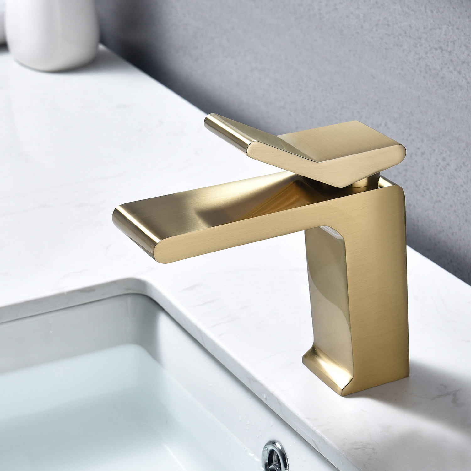 YEFG factory faucet hot and cold bathroom washbasin vanity powder room undercounter basin full copper basin faucet