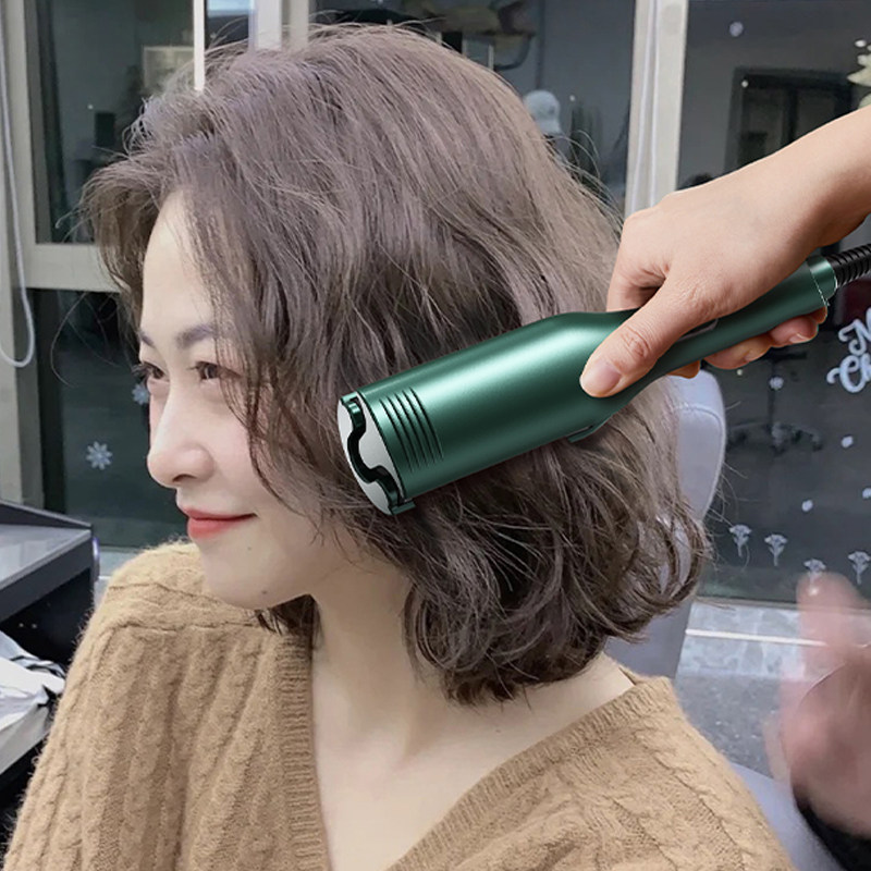 Egg roll head curling stick fan small egg roll mini lazy artifact negative ion water ripple wool roll small splint