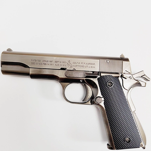 Реалистичный металлический цельнометаллический кольт, съемная игрушка, масштаб 1:205