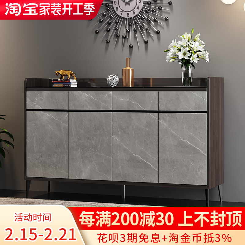 New shoe cabinet minimalist modern large capacity Hyun Guan Cabinet Home Entrance Door External storage lockers Economy-type shoe rack 