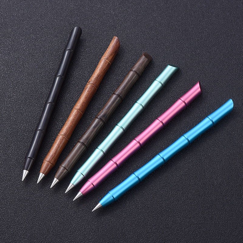 Graduation Conference Gift Custom Logo lettering with no ink The timeless pen The timeless pen students use metal depicting a minimalist magical pen Souvenir Business Small Gift