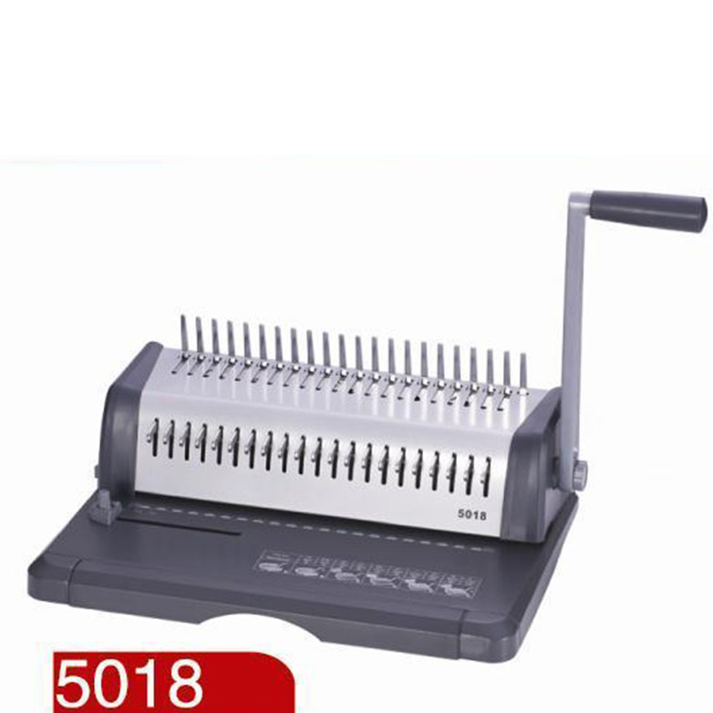 Combed Finance Bookbinding Machine Manual Rubber Ring Clips Punched 21 holes A3A4 Paper File Archives Contract Information Tenders Cover Punching Machine 10 Holes Clips Accounting Voucher bookbinding machines