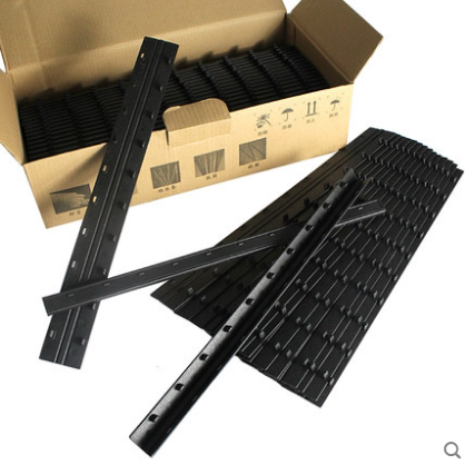 Binding clip strip 3mm black plastic ten-hole clip strip 5mm7 5mm10mm15mm17 5mm20mm25mm pressure strip 10-hole binding strip 100 pcs