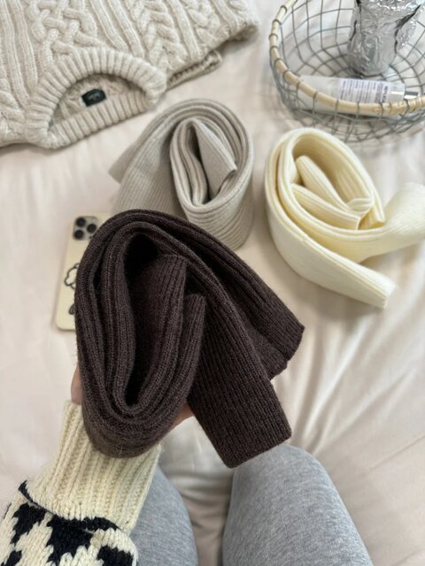 Gray Footless Socks, Slouch Socks for Women, Autumn and Winter Slimming Calf Socks, Japanese Y2K Style, Paired with Shark Leggings, Warm Leg Warmers