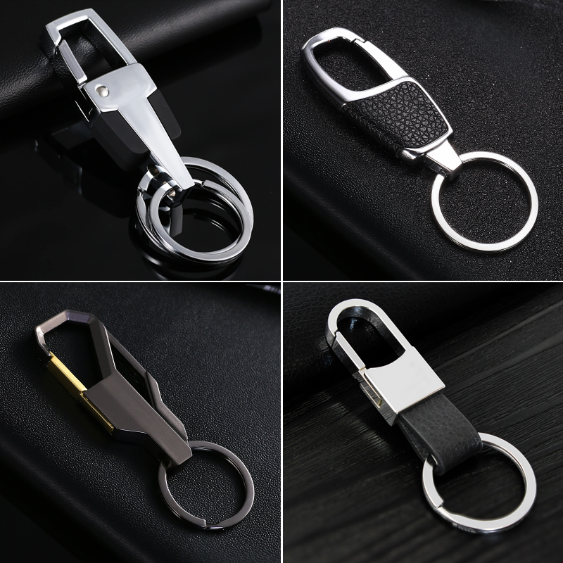 Key Button Male Tide Creative Personality Car Key Pendant Male multifunction Key Circle Ring Key Lock Spoon buckle