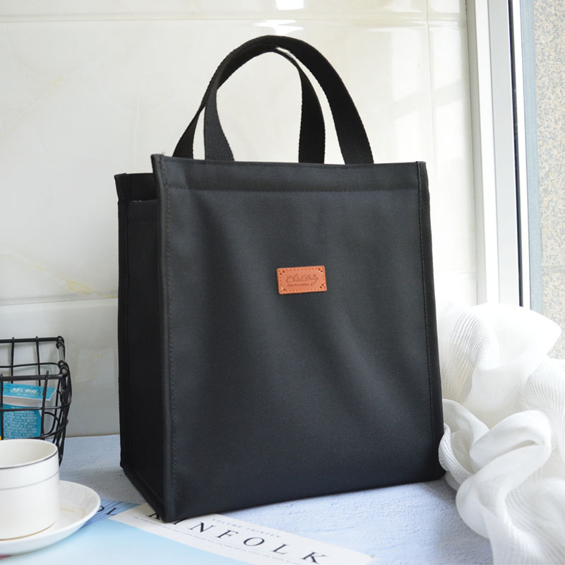 Lunch box bag waterproof work large size large capacity office workers bento bag handbag handbag insulated bag lunch box bag bento bag