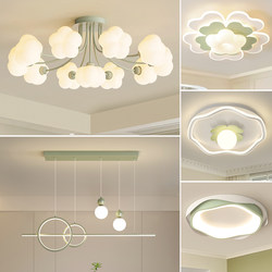 French-Style Cream Pumpkin Chandelier, Modern Minimalist Living Room Lamp, 2025 New Model, Cozy Hall Main Lighting Fixture for the Whole House