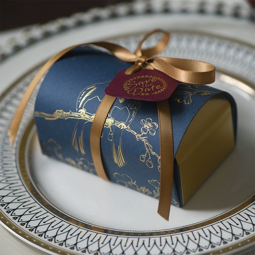 Сахарная коробка свадебная коробка конфеты INS 2021 Новая свадебная бумажная коробка сетка красная креативная сумка для сахарной сумки мори подарок сахарная коробка